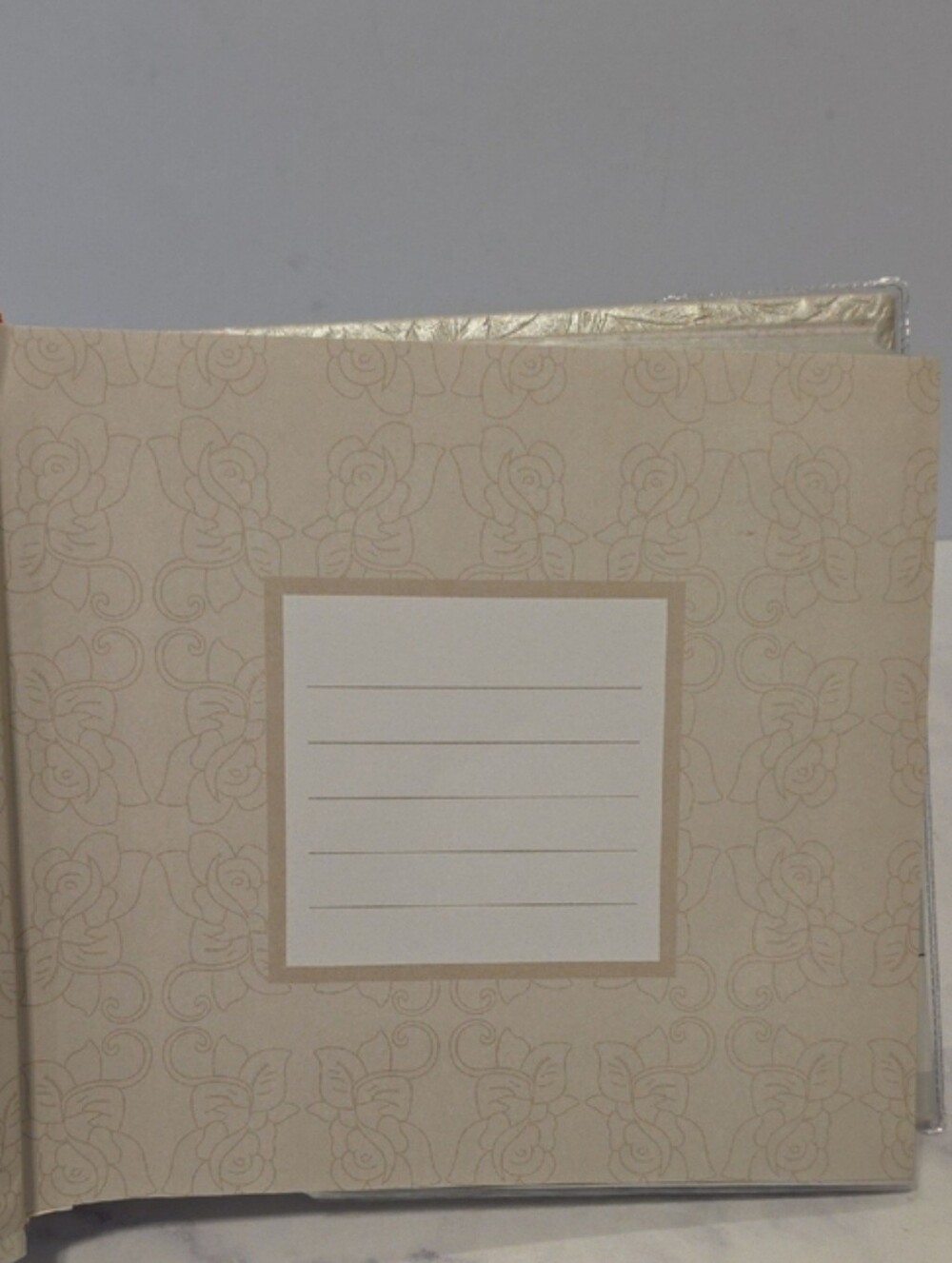 Recollection Elegant Cream Embossed Photo Album - Picture 3 of 6